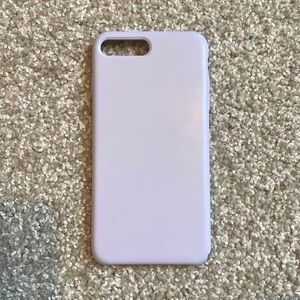 Plain silicone iphone 8 plus phone case.